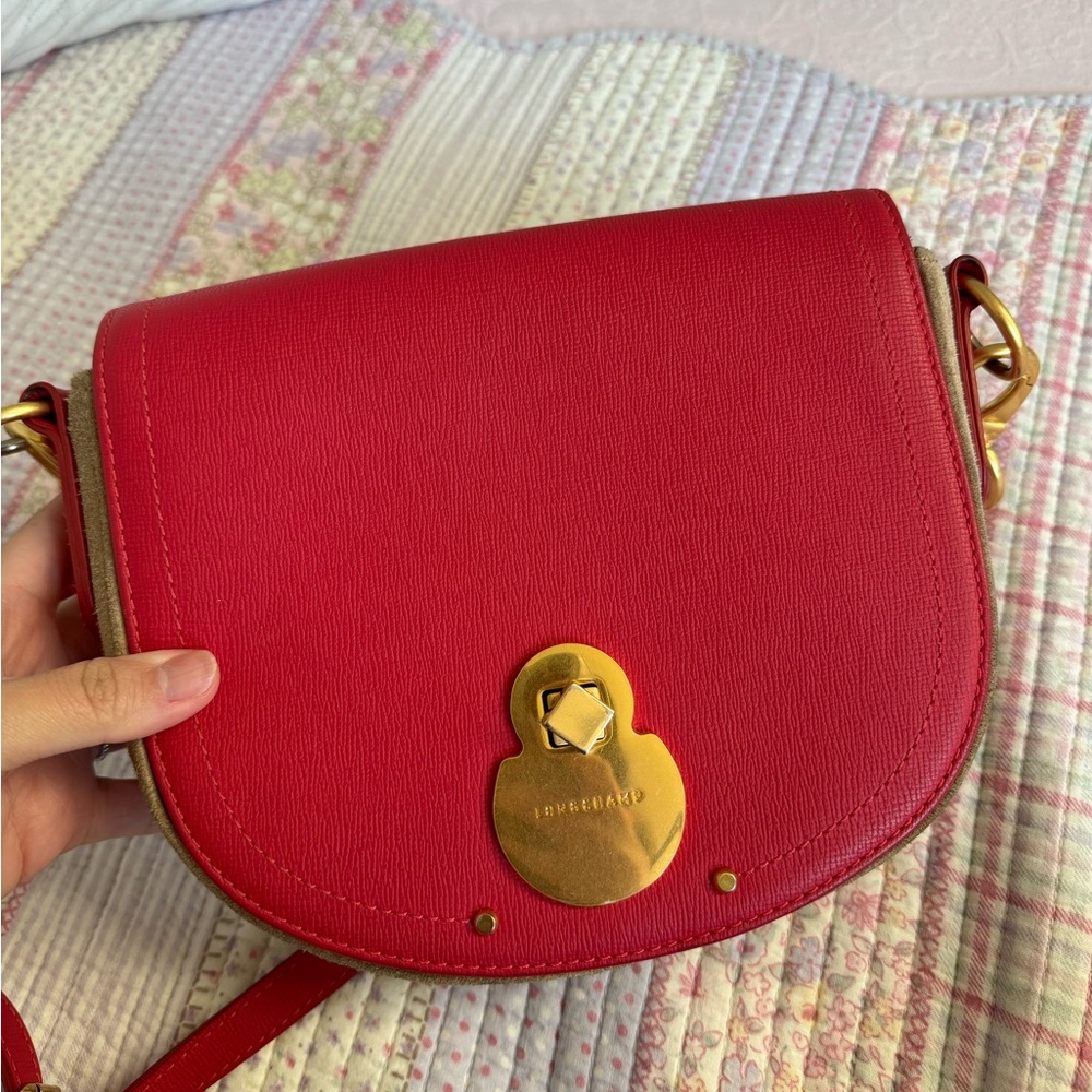 longchamp cavalcade saddle bag crossbody